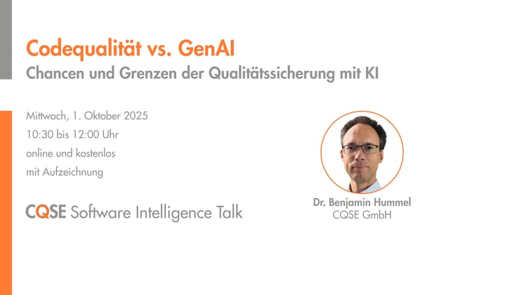 Codequalität vs. GenAI – Chancen und Grenzen der Qualitätssicherung mit KI