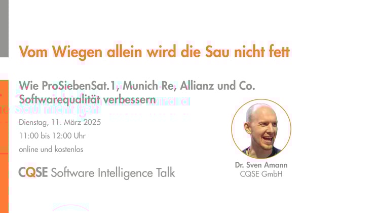 Vom Wiegen allein wird die Sau nicht fett