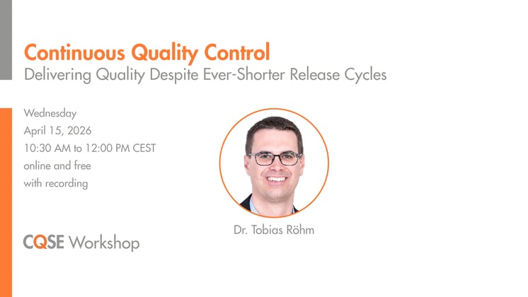 Continuous Quality Control