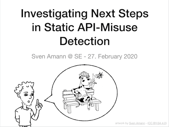 Investigating Next Steps in Static API-Misuse Detection