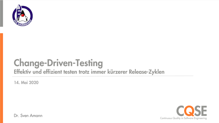 Java Usergroup Darmstadt: Change-Driven Testing