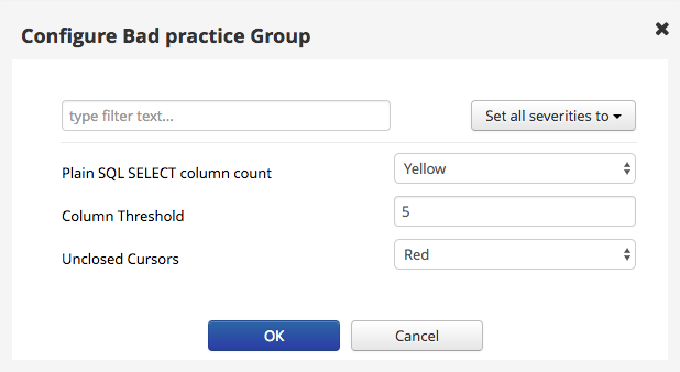 Custom Check Parameters